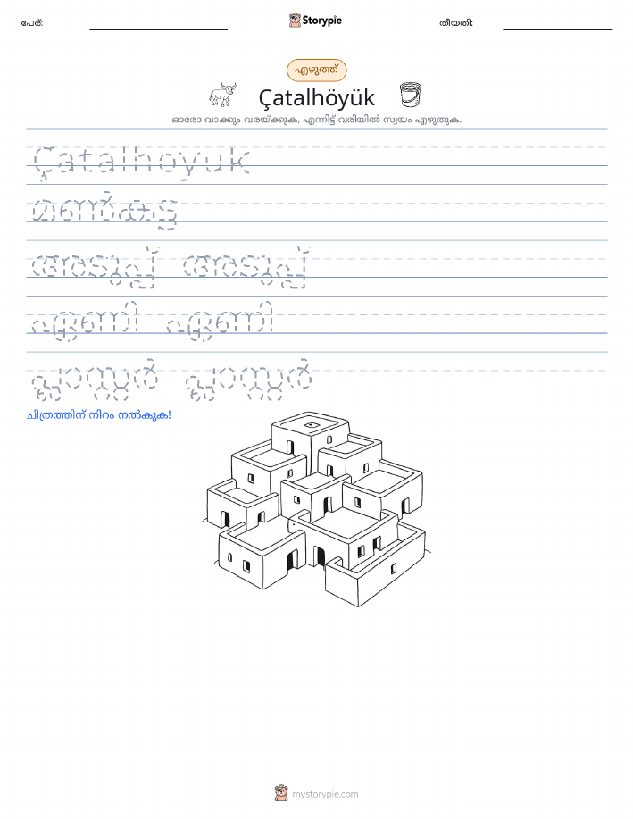 എഴുത്ത് പരിശീലനം