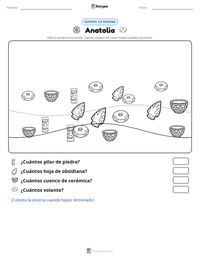 Vista previa de la hoja de trabajo imprimible de Anatolia