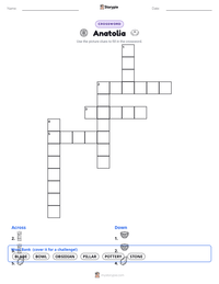 Anatolia printable worksheet preview