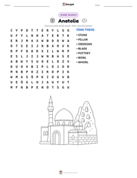 Anatolia printable worksheet preview