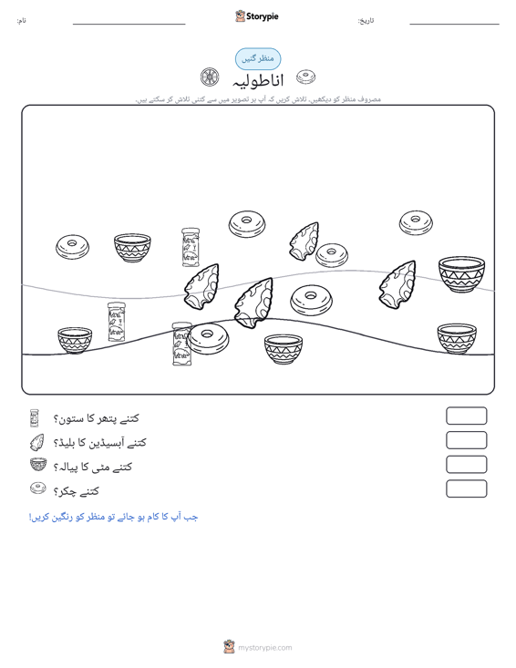 گنتی کا منظر