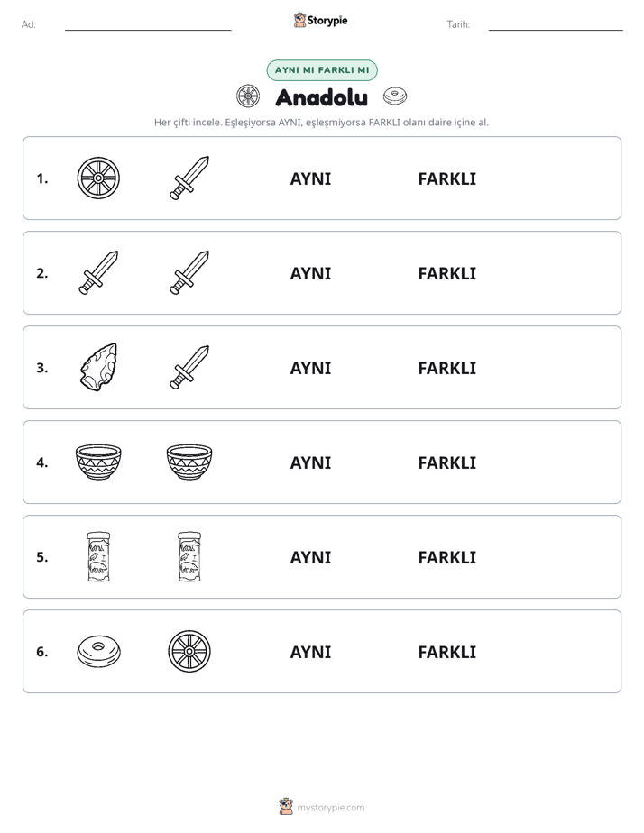 Aynı mı Farklı mı