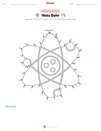 Niels Bohr yazdırılabilir çalışma sayfası önizlemesi