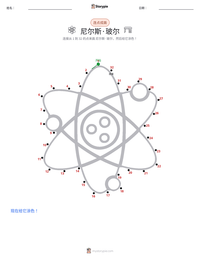 尼尔斯·玻尔 可打印工作表预览