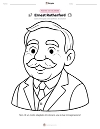 Anteprima della scheda stampabile di Ernest Rutherford