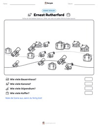 Ernest Rutherford druckbare Arbeitsblatt Vorschau