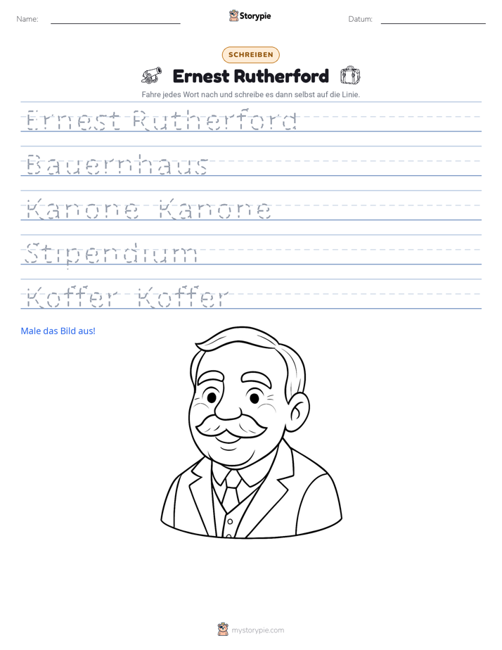 Schreibübung