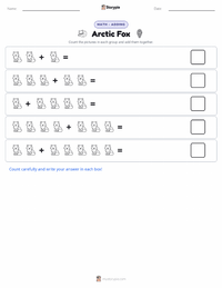 Arctic Fox printable worksheet preview