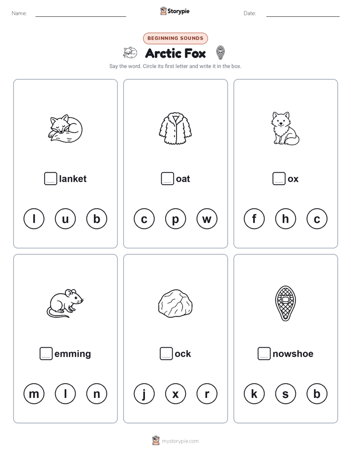 Beginning Sounds