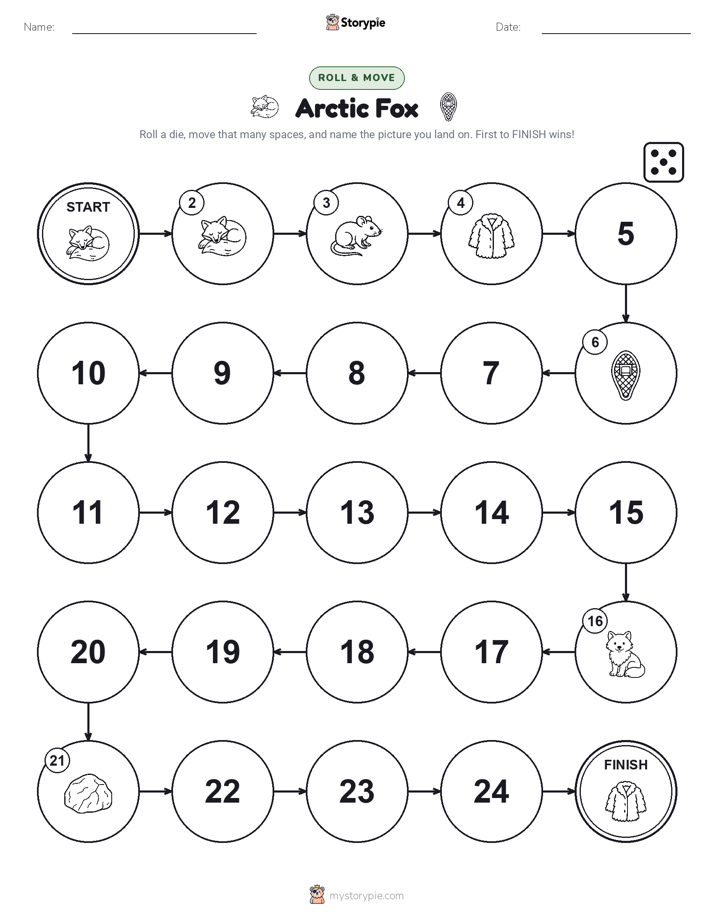 Roll & Move Game