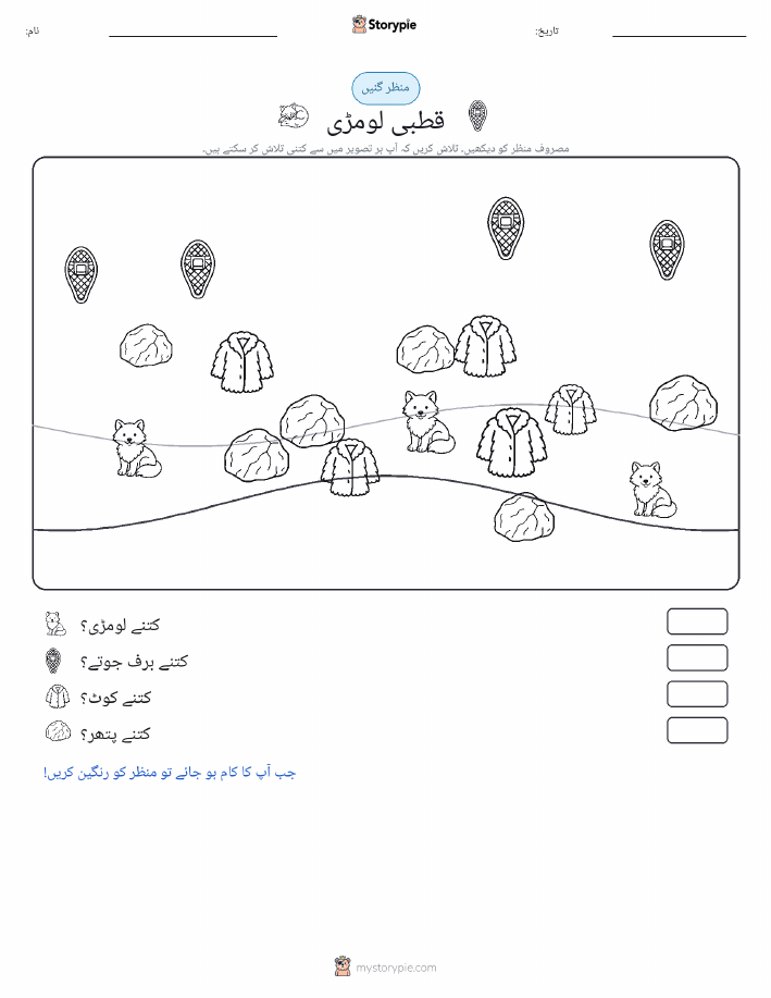 گنتی کا منظر