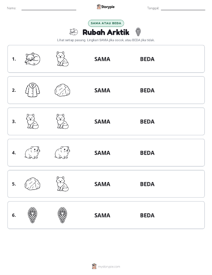 Sama atau Berbeda