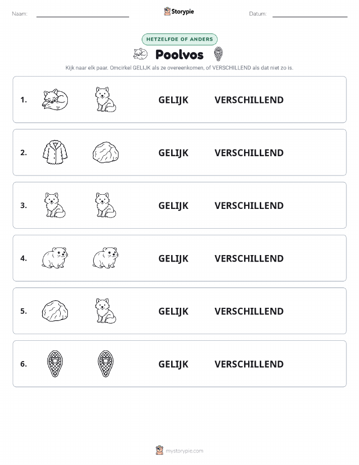 Zelfde of Verschillend