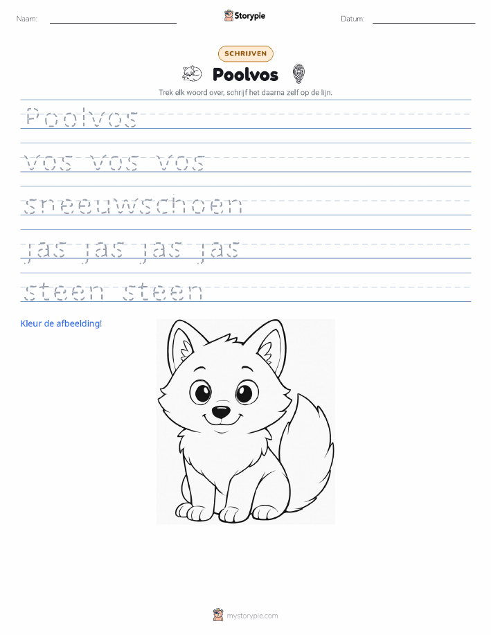 Schrijf Oefening
