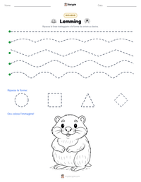 Anteprima della scheda stampabile di Lemming