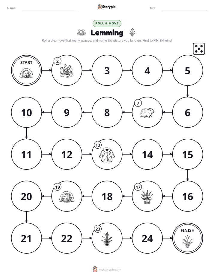 Roll & Move Game