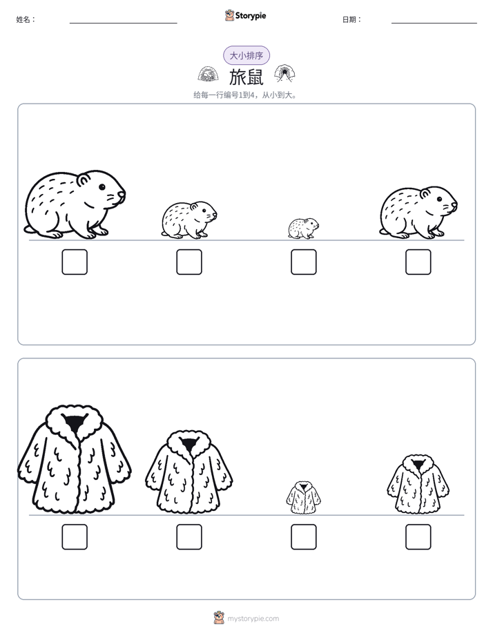 大小排序