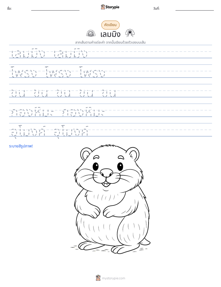 การฝึกเขียน