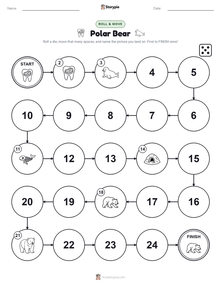 Roll & Move Game