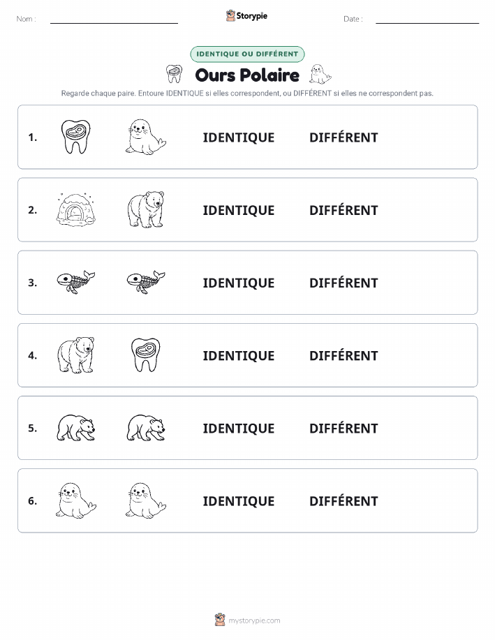 Identique ou Différent