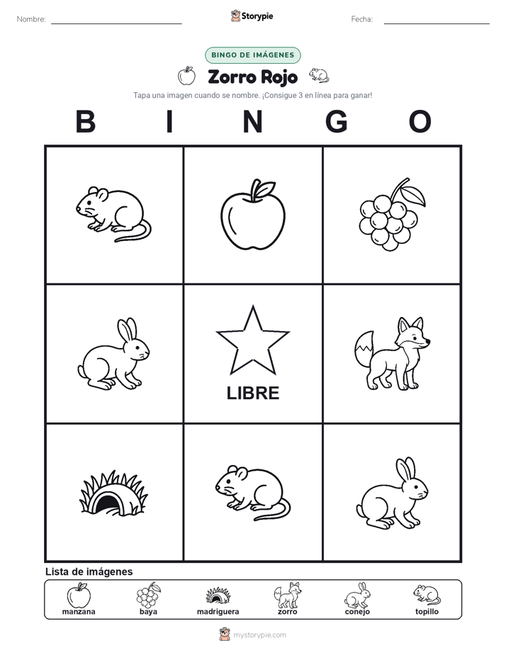 Bingo de Imágenes