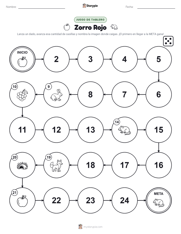 Juego de Rueda y Avanza