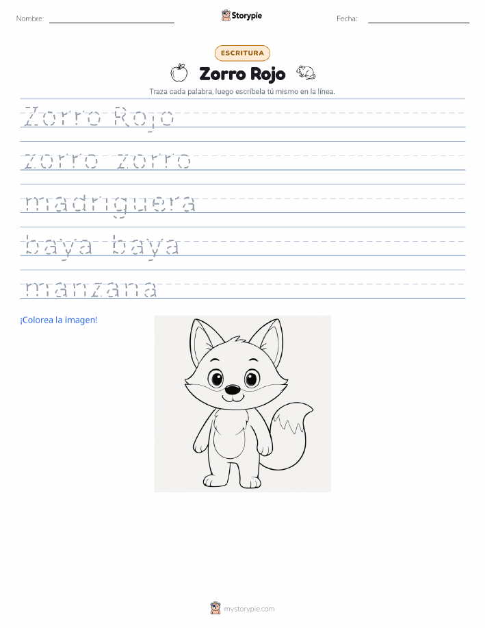Práctica de Escritura