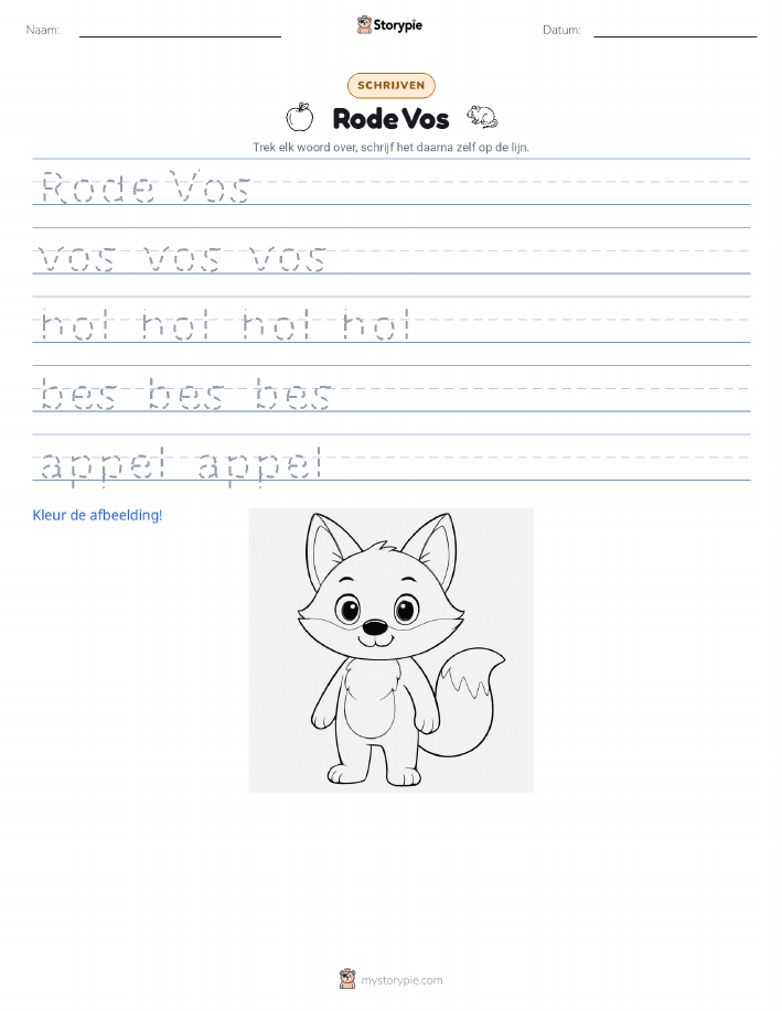 Schrijf Oefening