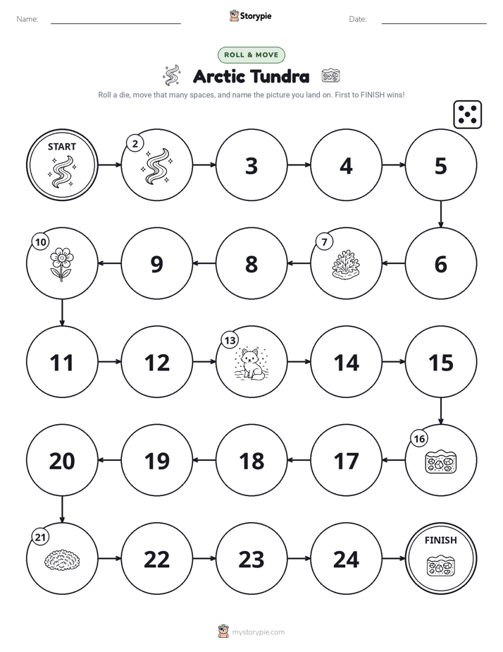 Roll & Move Game