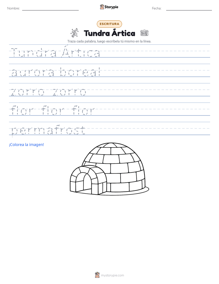Práctica de Escritura