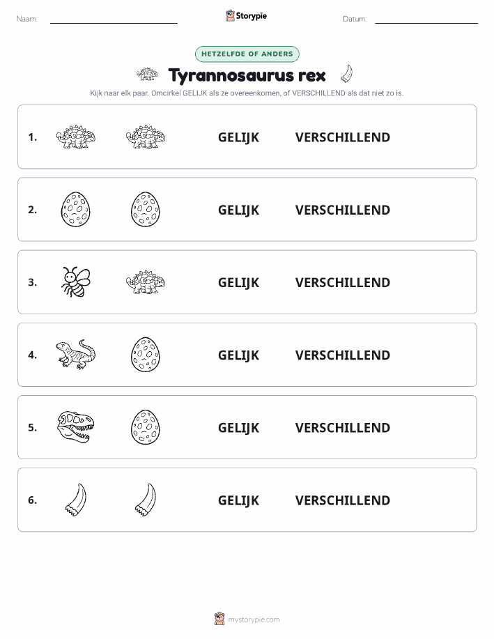 Zelfde of Verschillend