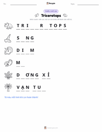Xem trước tài liệu in sẵn Triceratops