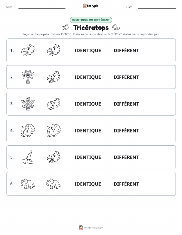 Identique ou Différent