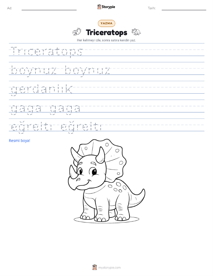 Yazma Pratiği