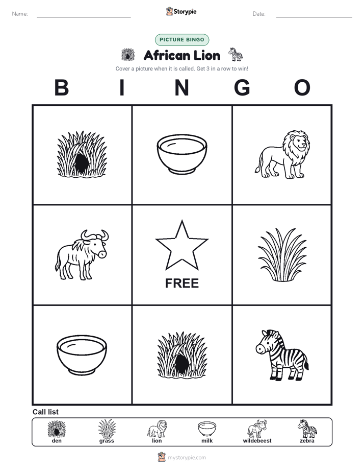 Picture Bingo