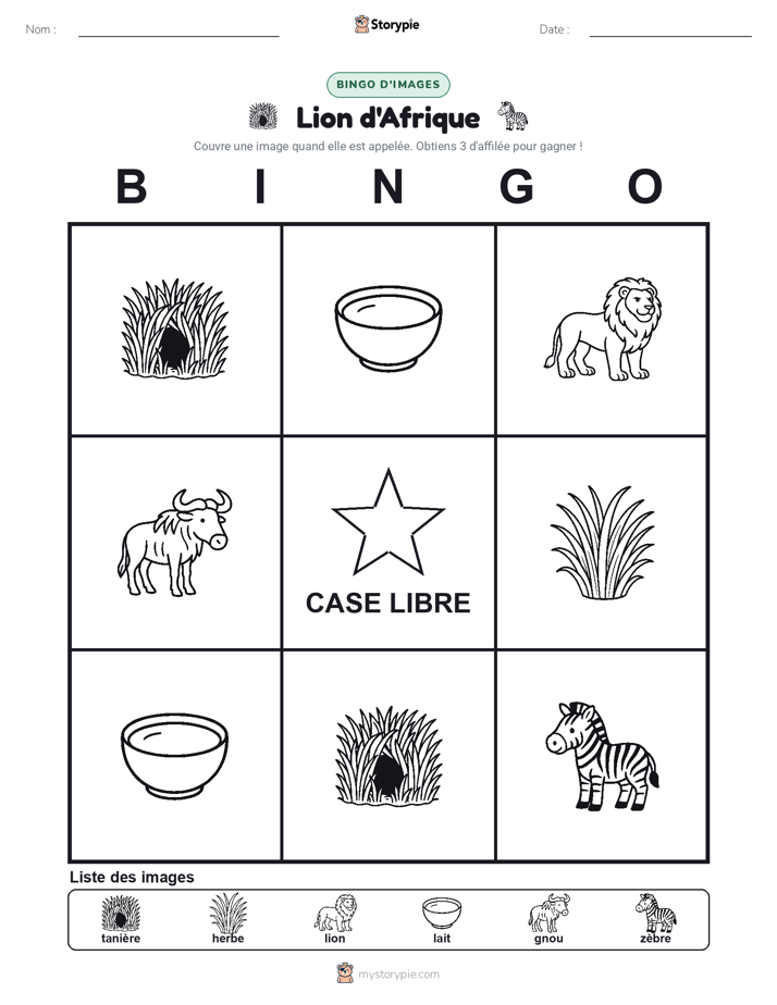 Bingo d'Images