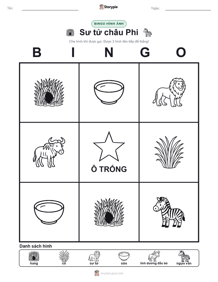 Bingo Hình Ảnh