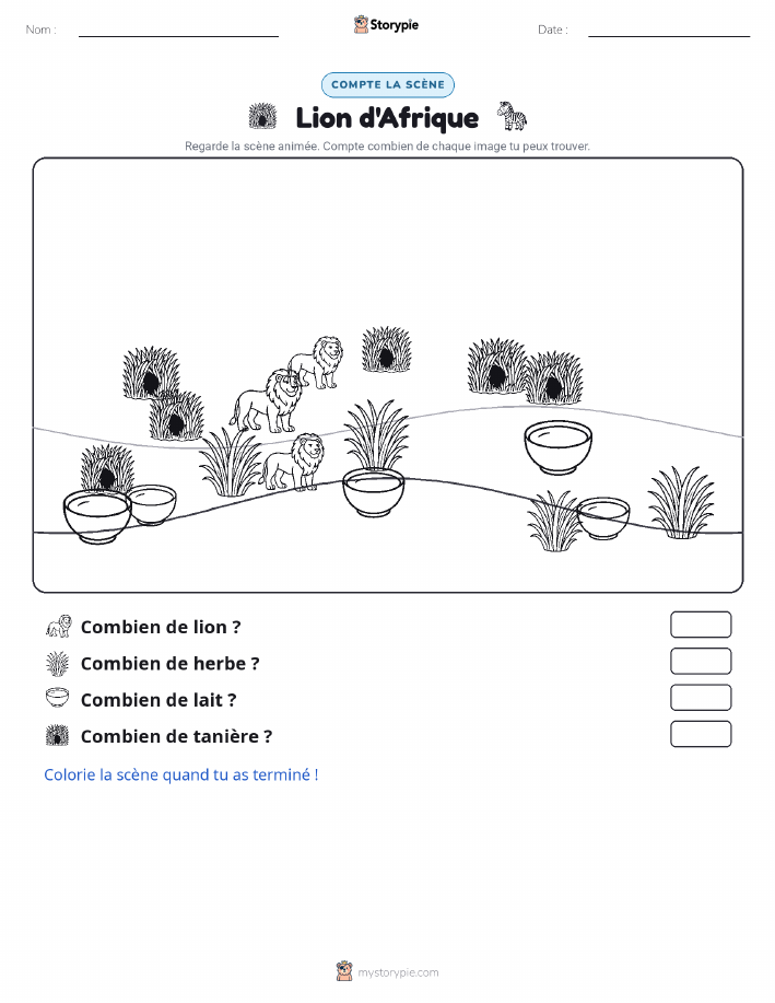 Scène de Comptage