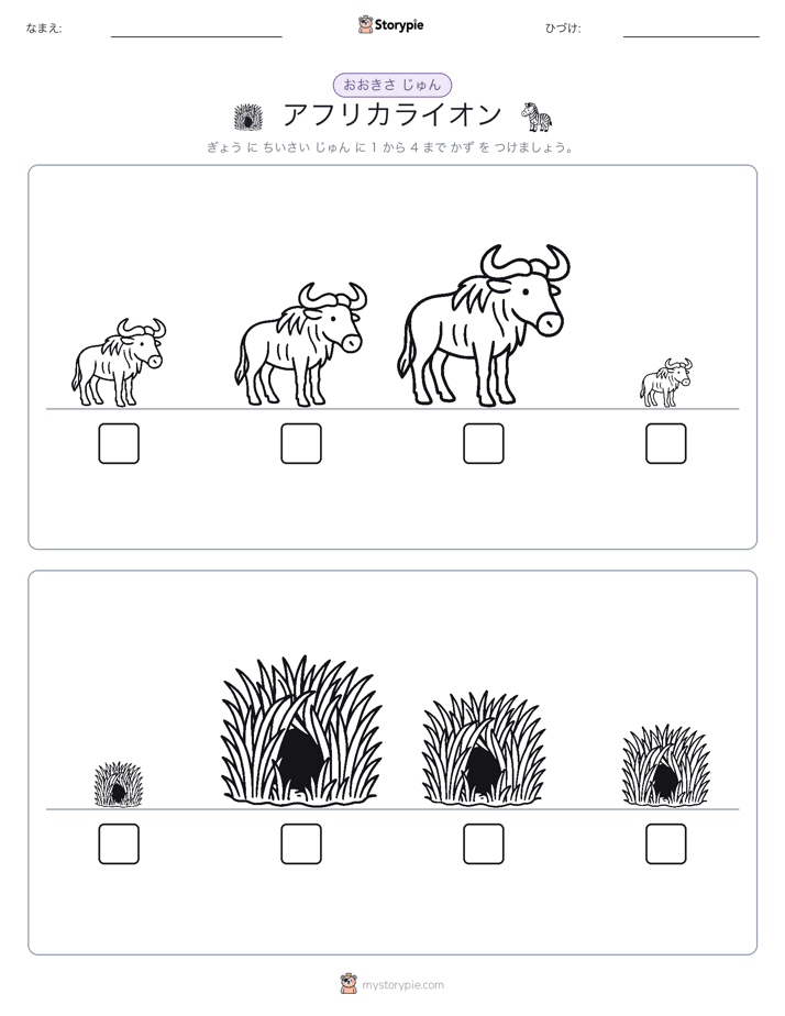 サイズ順