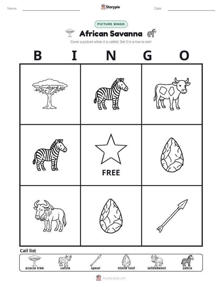 Picture Bingo