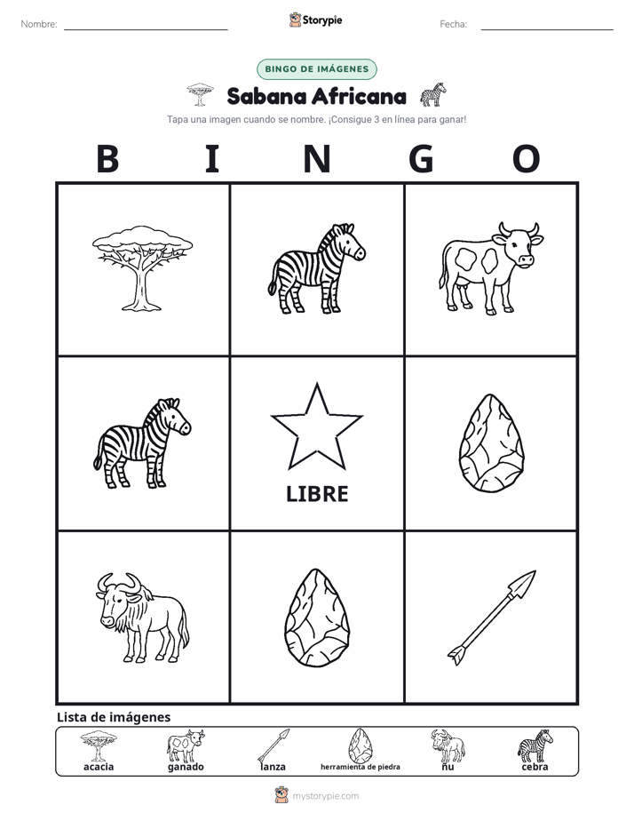 Bingo de Imágenes