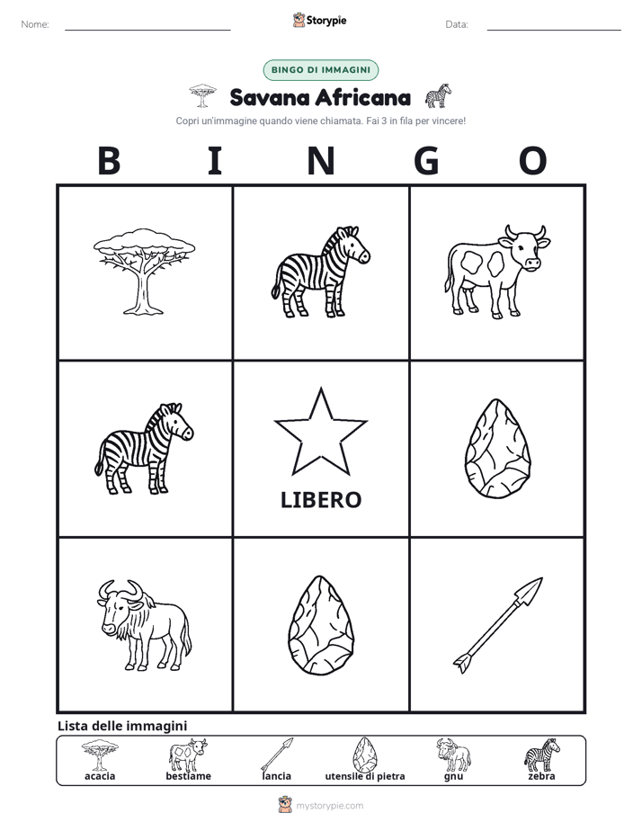 Bingo delle Immagini