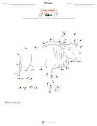 Gnu druckbare Arbeitsblatt Vorschau