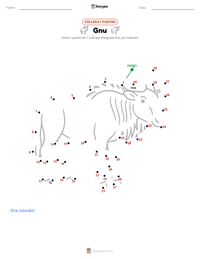Anteprima della scheda stampabile di Gnu