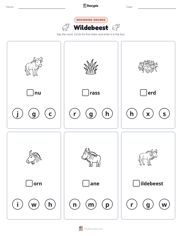 Beginning Sounds