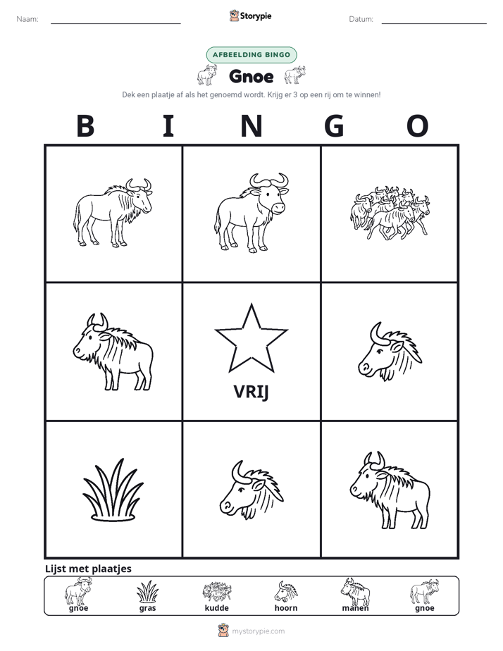 Afbeelding Bingo