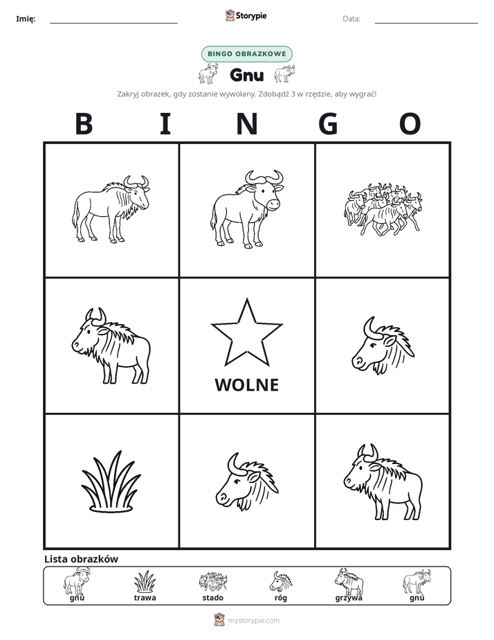 Bingo obrazkowe