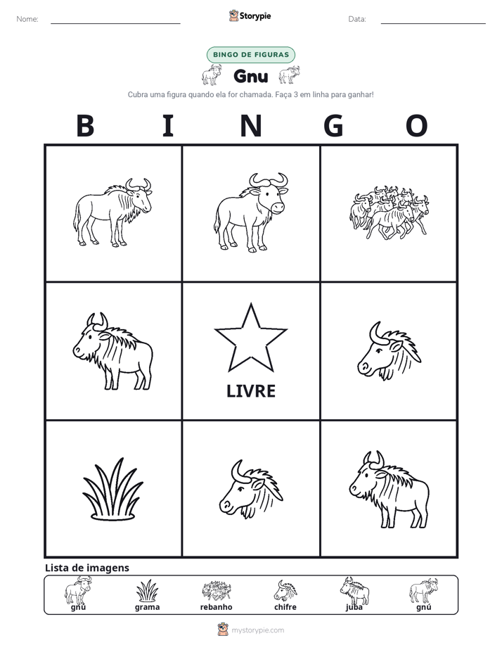 Bingo de Imagens
