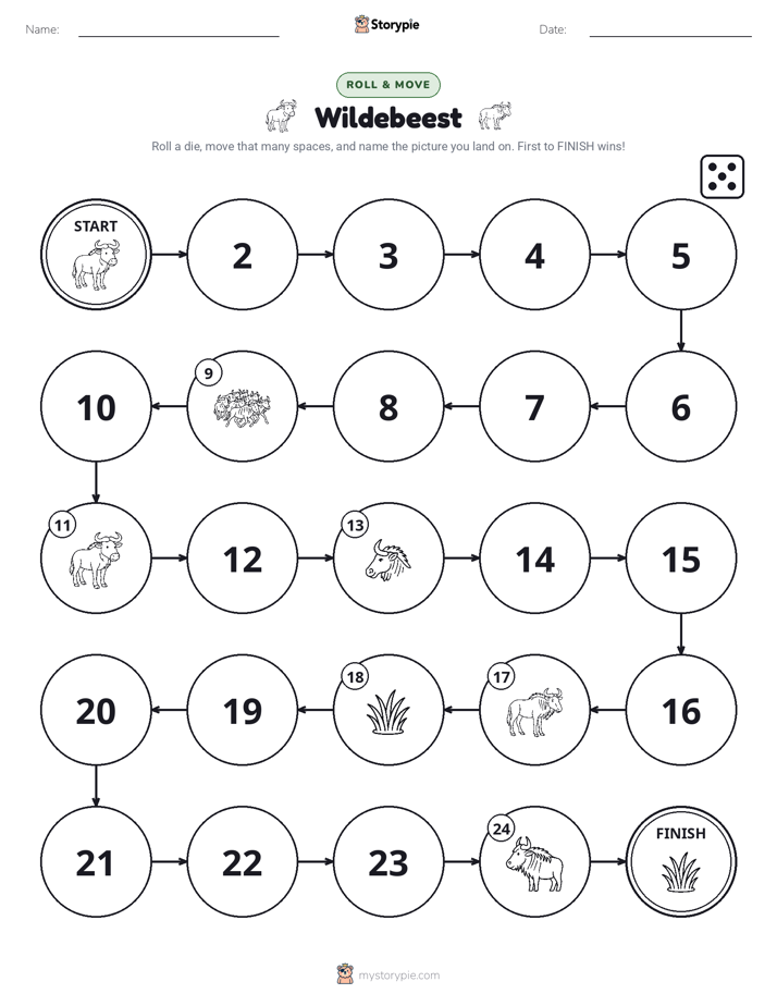 Roll & Move Game