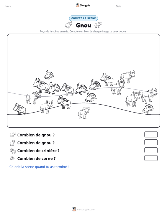 Scène de Comptage